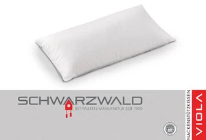 3-Kammer Nackenstützkissen OBB Viola Viscoschaum/Daunen-Federn 40x80 cm - Bild 1 von 4