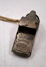 Vintage Whistle The Acme Thunderer Metal England Police Military T2750 D30