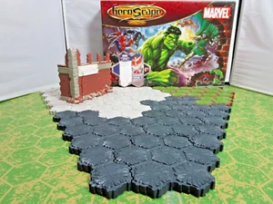 Heroscape Marvel Terrain 97 hexes of Asphalt, Concrete, Grass & Breakable Wall - Picture 1 of 12