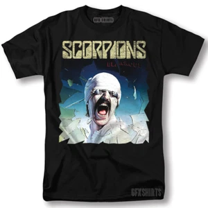 Scorpions Shirt Blackout Rock Konzert Tour Vintage Design T-Shirt - Bild 1 von 1