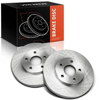 2Pcs Front Disc Brake Rotors for Chevrolet Cobalt 2007-2010 Pontiac G5 2007-2009 - Image 1 of 4