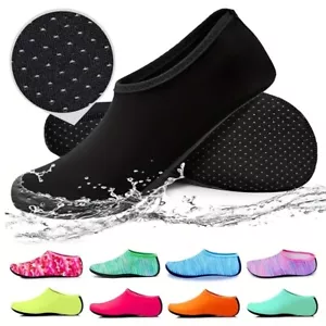 Water Shoes Women Men Swim Pool Beach Socks Yoga Surf Quick-Dry Barefoot Slip-on - Picture 1 of 33