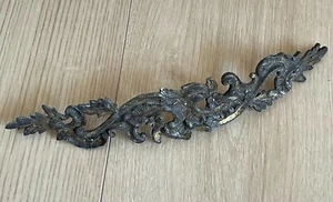 Ancien élément décoratif en Bronze doré - Frise Restauration Mobilier XIXeme - Imagen 1 de 3