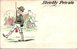 Postal militar humorística estrictamente privada - Imagen 1 de 2