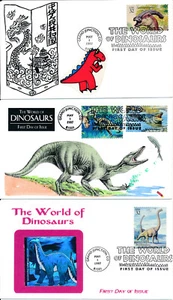 FDC EVENT COVER AKTUELL - DINOSAURIER PRÄHISTORISCH LOT VON DREI (3) COVER #2 - Bild 1 von 1