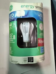 GE Energy Smart 9W=40W LED Bulb 450 Lumens - 3000K - NEW IN BOX - Picture 1 of 7