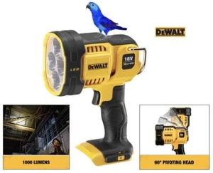 DeWalt DCL043-XJ 18v XR LED Spotlight Jobsite Torch 1000 Lumen Body Only - Picture 1 of 4