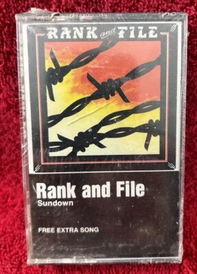 RANK AND FILE ‎– Sundown 1982 1st issue cassette SEALED  new Alejandro Escovedo - Image 1 of 2