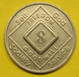 Recovery Coin Freedom - Goodwill - Self - God - Society - Service Take a Look - Bild 1 von 2