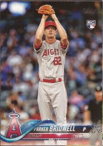 2018 TOPPS # 322 - PARKER BRIDWELL - ROOKIE CARD - ANGELS  - Picture 1 of 1