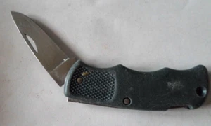 Cutco USA 1886 Plain Edge BLUE Lockback Pocket Knife - Picture 1 of 3
