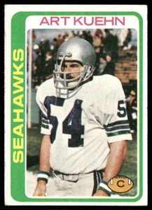 Art Kuehn 1978 Topps #43 Seattle Seahawks - Imagen 1 de 2