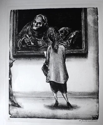 LLL! „Im Prado" Hunger Schlankheit Museum Goya Madrid Restaurant A. Paul Weber - Bild 1 von 4