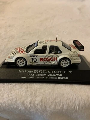 1:43 diecast Onyx Alfa Romeo 155 V6 TI #19, ITC '96, J.A.S. J. Watt XT019.(192) Foto 1 de 4