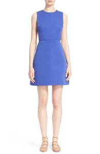 Kate spade new york Side Cutout a-line Dress Sz 8 Blue $398 New - Picture 1 of 4