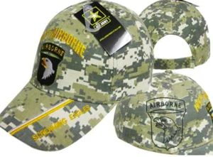 101st AIRBORNE AIR ASSAULT CAMO BASEBALL STYLE EMBROIDERED HAT ball cap usa A120 - Picture 1 of 1