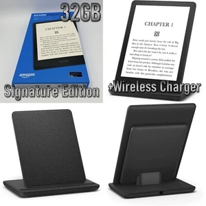 (+Wireless charger bundle) Kindle Paperwhite Signature Edition 6.8" (32 GB) 2021 - Picture 1 of 10