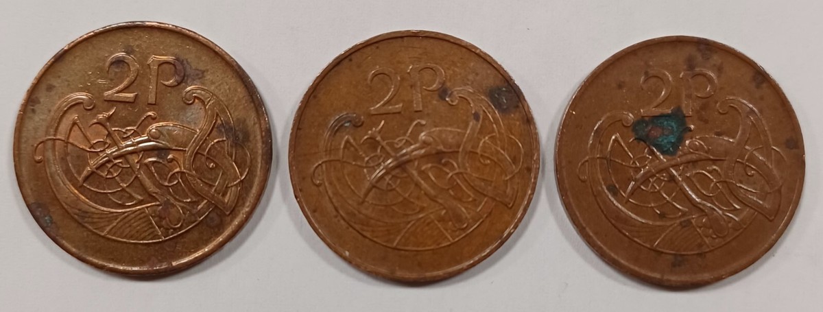 アイルランド ２フローリン硬貨☆未使用／1966年／ハープとサーモン／ アイルランド 2フローリン硬貨☆未使用／1966年／ハープと