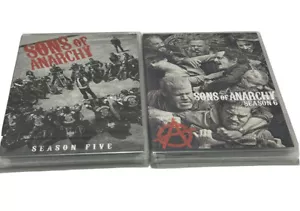 Sons Of Anarchy DVD Season 5 & 6 Region 1 NTSC Brand NEW SEALED - Picture 1 of 7