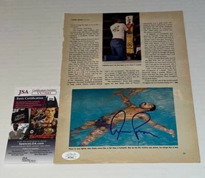 Aaron Pryor The Hawk signed Magazine Page Welterweight Champ autographed JSA - Picture 1 of 2