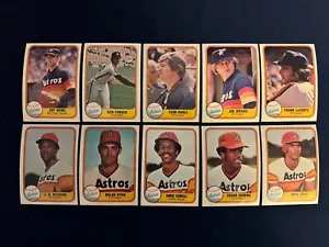 1981 Fleer Houston Astros Team Set - Picture 1 of 3