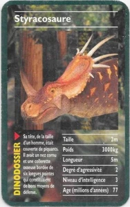 Carte Dinodossier - Styracosaure - Picture 1 of 2