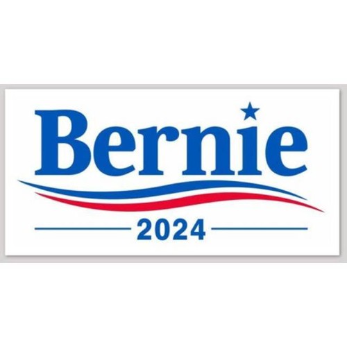 Bernie Sanders 2024 For President 4x8 Inch Bumper Sticker Decal | eBay
