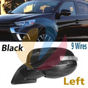 Left Black Rearview Mirror Assy 9-Pins For Mitsubishi Outlander Sport 2016-2019 - Bild 1 von 12