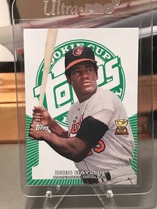 2005 Topps Rookie Cup #26 Don Baylor Green Parallel #’d 30/199 Orioles