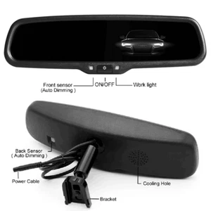 4.3"Car Rear View Mirror Electronic Auto Dimming Anti-Glare No1 Mount For Toyota - Picture 1 of 13