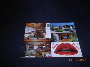 Rabland Restaurant Zur Laterne Gebäude Innen Werbekarte ca. 70er Jahre Südtirol - Picture 1 of 2