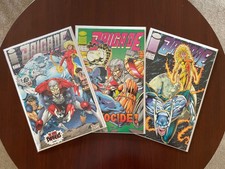 Brigade #1 #2 & #3 w/ Trading Card Inserts (Image 1993) Marat Mychaels 9.4 NM