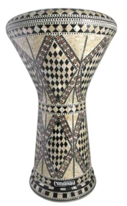Egyptian Doumbek / Darbuka with Mother of Pearl Inlays from Alexandria, Egypt - Picture 1 of 2