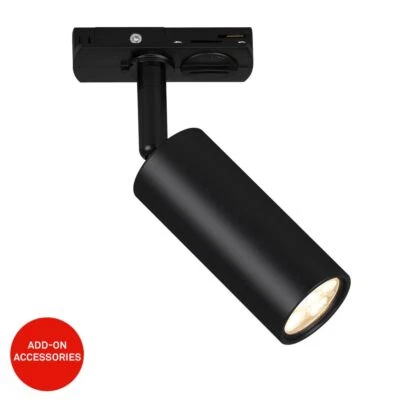 Rail Schienensystem Dimmbar Schwenkbar Drehbar Kombinierbar Schwarz Ø4 x 10 cm - Bild 1 von 4