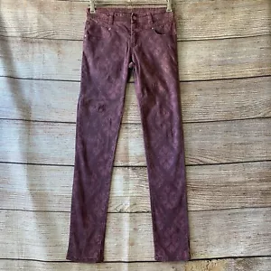 Mambo Patterned Jeans ~ Size 8 Women's - Picture 1 of 11