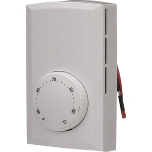 Cadet Double Pole Mechanical Wall Thermostat For Electric Heaters White T522w - Picture 1 of 2
