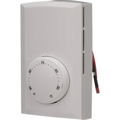 Cadet Double Pole Mechanical Wall Thermostat For Electric Heaters White T522w - Image 1 of 2