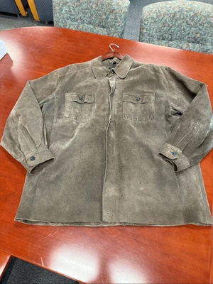 Chaqueta Vintage Liz Claiborne para hombre en marrón con cremallera oculta talla XL Foto 1 de 4