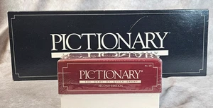 1985 Pictionary First Edition Board Game Includes Sealed Second Edition Cards - Picture 1 of 5