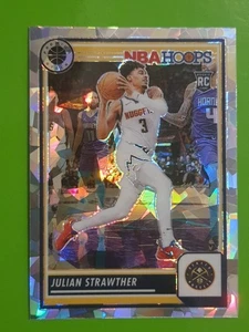 2023-24 Panini Hoops Premium Stock Julian Strawther Rookie Nuggets Ice Prizm - Bild 1 von 2