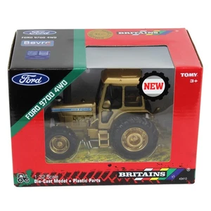 ERTL 1/32 Ford 9700 4WD Tractor with Cab Gold Chase Unit 43410 - Picture 1 of 1