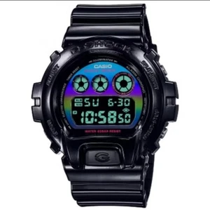 Casio G Shock DW-6900RGB-1 Virtual Rainbow Black Resin Band ( New ) - Picture 1 of 5
