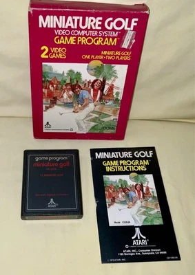 ATARI 2600 Miniature Golf (CX2626) - 1978 - Tested - See Description - Image 1 of 4
