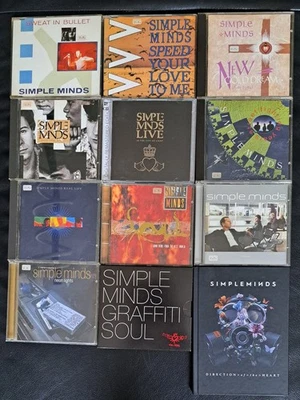 10 CD Sammlung Simple Minds + 2 Rare Maxi CD's Sammlungsauflösung inkl Longbook - Bild 1 von 4