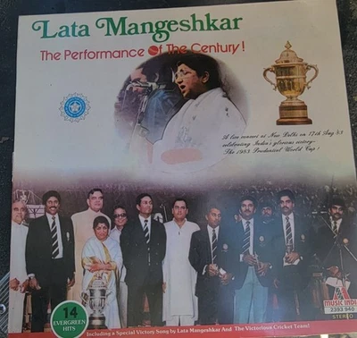 Lata MangeshkarThe Performance Of The Century LP Record Rare VinyI 1983 India EX Foto 1 de 4