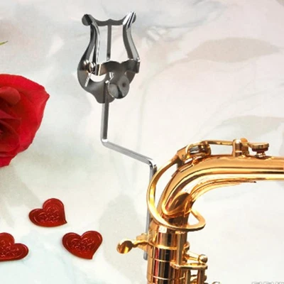 Easy to Use Alto Saxophone Lyre Sheet Music Holder Perfect for Performances - Image 1 of 4