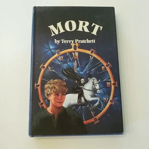 Mort Discworld #4 Terry Pratchett Dust Jacket VTG Fantasy HC Grim Reaper Sci-fi - Bild 1 von 6
