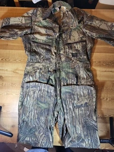 Liberty Coveralls Mens Realtree Camo Hunting Large 42-44 Made In USA Vg Cond. - Picture 1 of 13