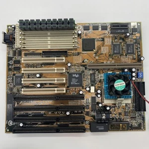 Gigabyte GA-586HX Socket 7 motherboard+Pentium 166 - Picture 1 of 18