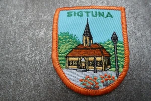 Sigtuna Sweden Woven Cloth Patch Badge (L33S) - Picture 1 of 2
